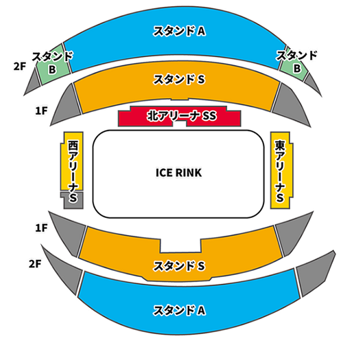 NHK杯2021座席配置