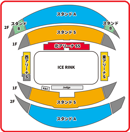 NHK杯2021座席表
