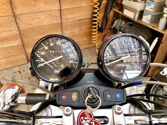 ゼファー750 タコメーター スピードメーター - オートバイパーツ